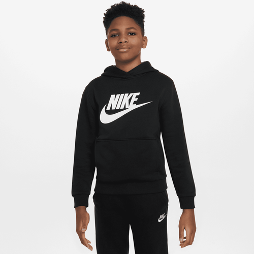 Nike NSW Club HBR Fleece Hoodie - Nike White/Black