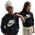 Nike NSW Club HBR Fleece Hoodie - Boys' Grade School Black/White/Lt Liquid Lime