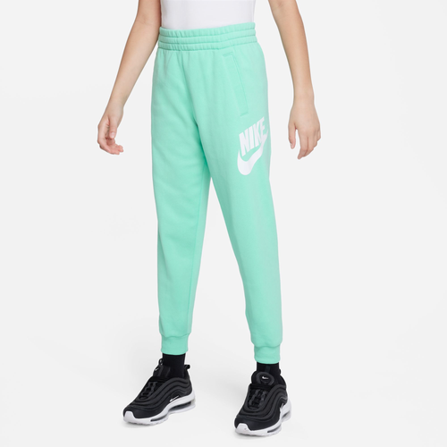 Nike Kids' Boys  Nsw Club Hbr Fleece Joggers In Emerald Rise/white