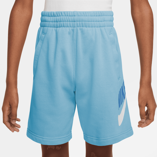 Nike Kids' Boys  Club Shorts In Aquarius/white/star Blue