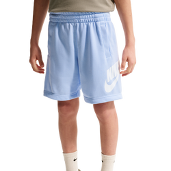 Boys' Grade School - Nike Club Shorts - White/Hydrogen Blue