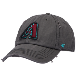 Men's - 47 Brand Diamondbacks Weathered 47 Clean Up Cap - Black/Multi