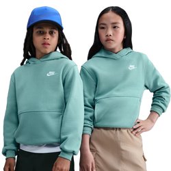 Boys' Grade School - Nike NSW Club Fleece Hoodie - Cannon/White