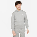 Nike NSW Club LBR Fleece Hoodie - Nike White/Dark Grey Heather