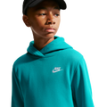 Nike NSW Club LBR Fleece Hoodie - Nike White/Energy