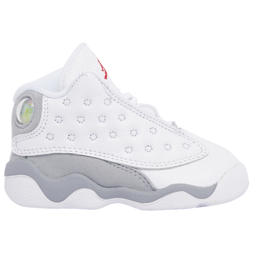 

Boys Jordan Jordan Retro 13 - Boys' Toddler Basketball Shoe Gray/Red/White Size 08.0