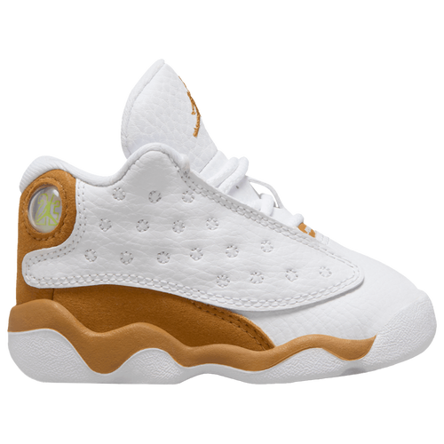 

Jordan Boys Jordan Retro 13 - Boys' Toddler Basketball Shoes White/Wheat Size 06.0