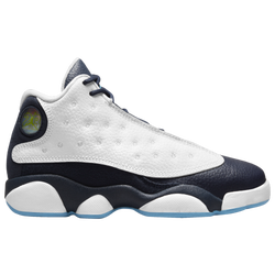 Girls' Preschool - Jordan Retro 13 - White/Navy