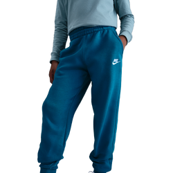 Boys' Grade School - Nike NSW Club LBR Fleece Joggers - Green Abyss/White
