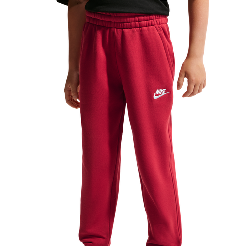 Nike NSW Club LBR Fleece Joggers - Nike White/Tough Red