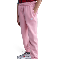 Boys' Grade School - Nike NSW Club LBR Fleece Joggers - Med Soft Pink/White