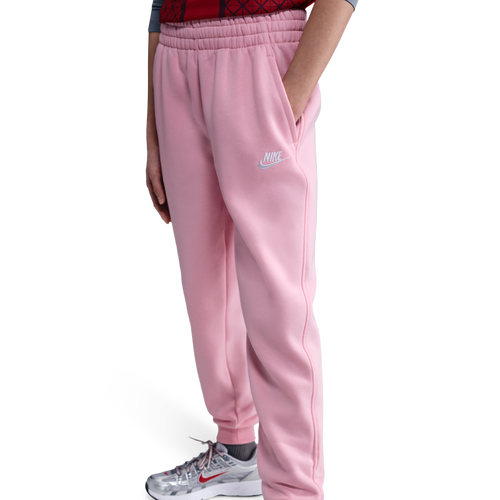 Nike NSW Club LBR Fleece Joggers - Nike Med Soft Pink/White