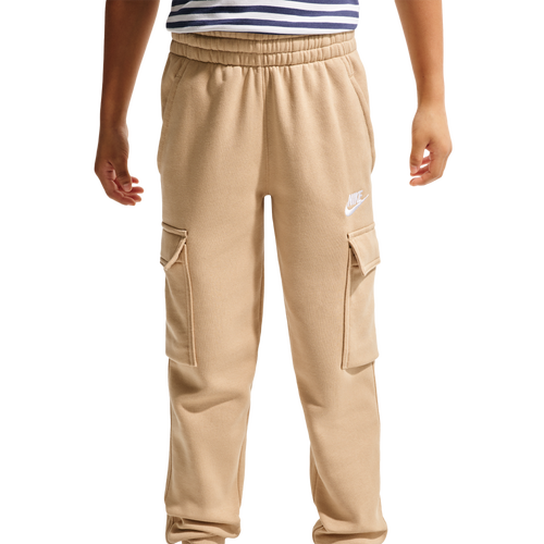 Nike NSW Club Fleece LBR Cargo Pants - Nike Linen/White