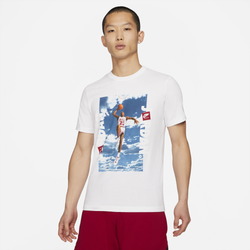 Men's - Jordan Jumpman Photo T-Shirt - White/Blue/Red