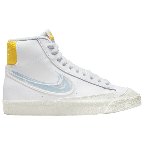 

Boys Nike Nike Blazer Mid '77 - Boys' Grade School Basketball Shoe White/Blue/White Size 05.5