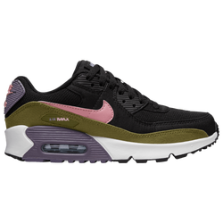 Boys' Grade School - Nike Air Max 90  - Black/Elemental Pink