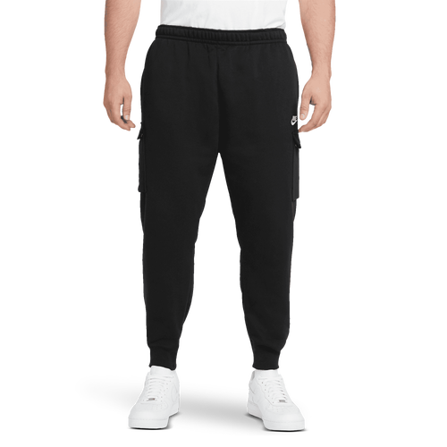 

Nike Mens Nike NSW Cargo Club Pants - Mens White/Black Size LT