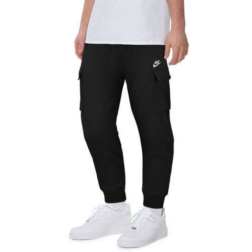 

Nike Mens Nike NSW Cargo Club Pants - Mens Black/White Size XL