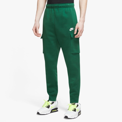 Men's - Nike Cargo Club Pants - Green/White