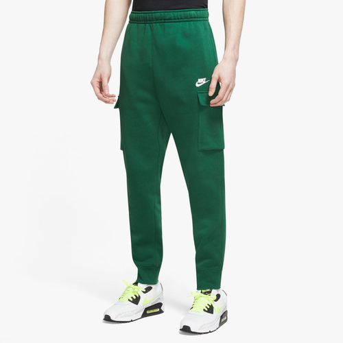 Shop Nike Mens  Nsw Cargo Club Pants In Green/white