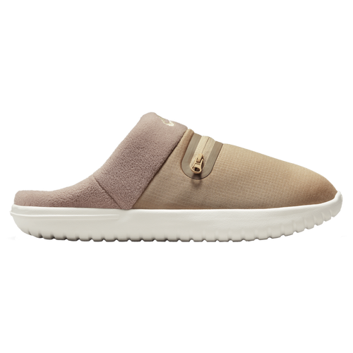 Nike - Burrow - Chaussons en imitation peau de mouton - Beige sable