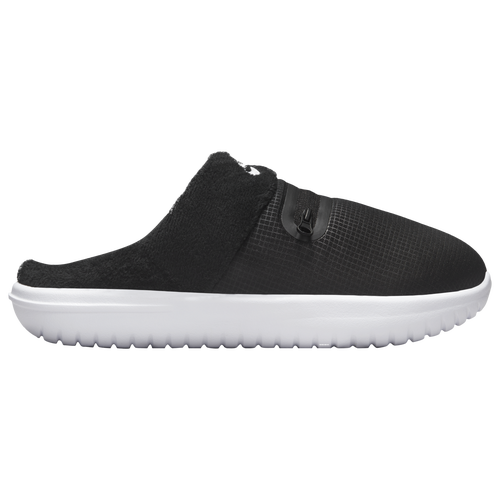 

Nike Womens Nike Burrow Slippers - Womens Shoes Black/White Size 8.0