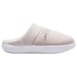 Women's - Nike Burrow Slippers - Barely Rose/White