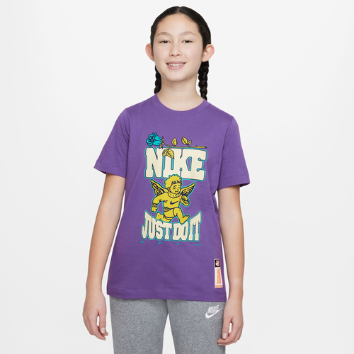 

Nike Boys Nike NSW TD 1 T-Shirt - Boys' Grade School Purple Cosmos/Purple Size M