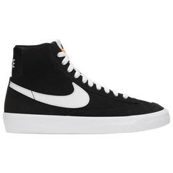 Boys' Grade School - Nike Blazer Mid '77 - Black/White/Orange