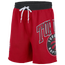 Nike Raptors Fleece CTS 75 Shorts - Men's Red/Black