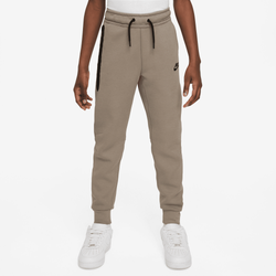 Boys' Grade School - Nike NSW Tech Fleece Pants - Khaki/Black