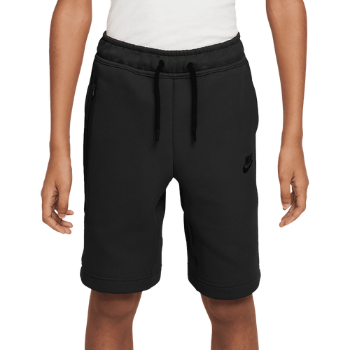 

Nike Boys Nike Tech Fleece Shorts - Boys' Grade School Black/Black Size S