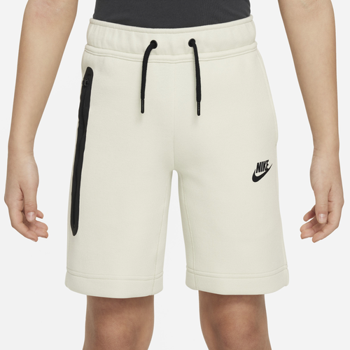 

Nike Boys Nike Tech Fleece Shorts - Boys' Grade School Brown/Brown Size L