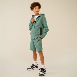 Boys' Grade School - Nike Tech Fleece Shorts - Bicoastal/Black