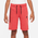 Nike Tech Fleece Shorts - Boys' Grade School Red/Red
