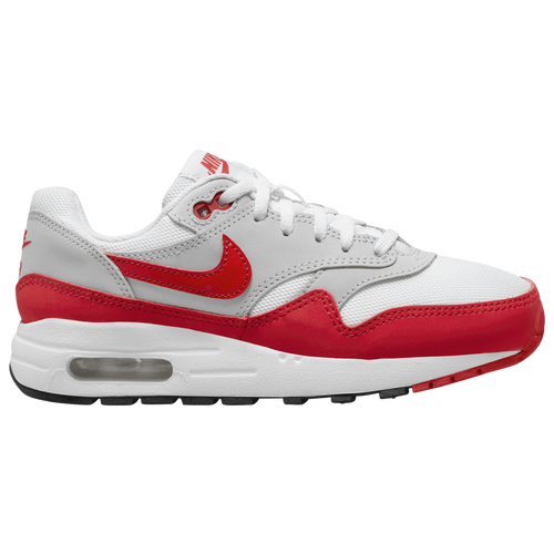 Shop Nike Boys  Air Max 1 In White/red/grey