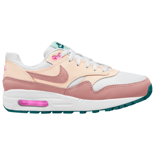 

Nike Girls Nike Air Max 1 - Girls' Grade School Shoes White/Red Stardust/Guava Ice Size 07.0