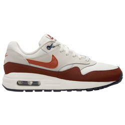 Boys' Grade School - Nike Air Max 1 - Sail/Vintage Coral/Mars Stone