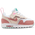 Nike Air Max 1 EasyOn - Girls' Toddler White/Guava Ice/Red Starburst