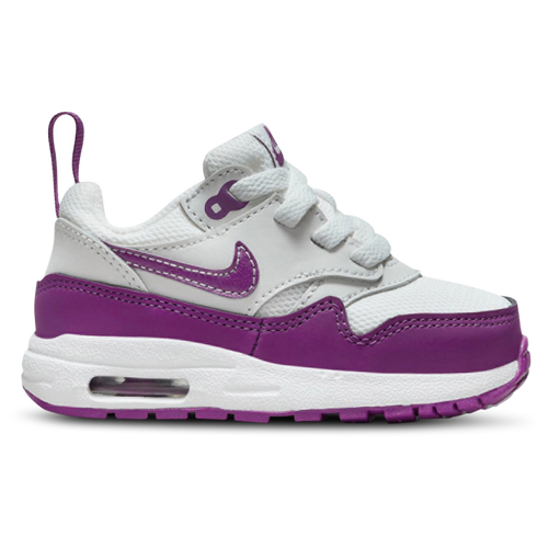 Shop Nike Boys  Air Max 1 Easyon In White/violet