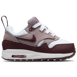 Boys' Toddler - Nike Air Max 1 EasyOn - White/Purple