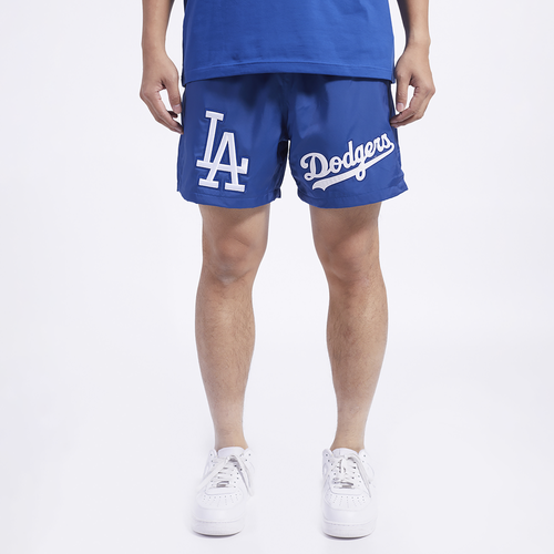 

Pro Standard Mens Pro Standard Los Angeles Dodgers Dbl Logo Woven Short - Mens Blue/Blue Size XXL