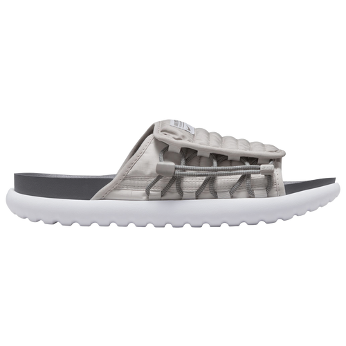 

Nike Mens Nike Asuna 2 Slides - Mens Shoes Grey/White Size 8.0