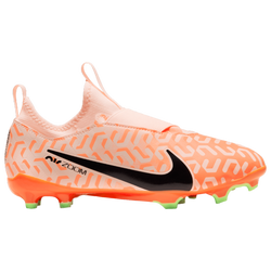 Boys' Grade School - Nike Zoom Vapor 15 Academy NU FG/MG - Black/Guava Ice