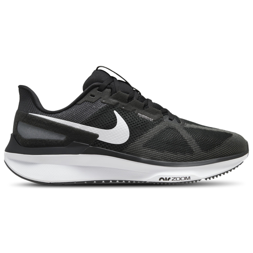 

Nike Mens Nike Air Zoom Structure 25 Wide - Mens Running Shoes Black/White/Iron Grey Size 08.5