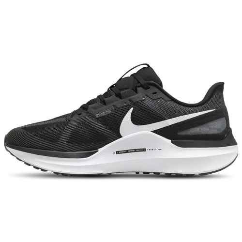 Nike Men s Structure 25 Running Shoes Size 8 Black White Grey