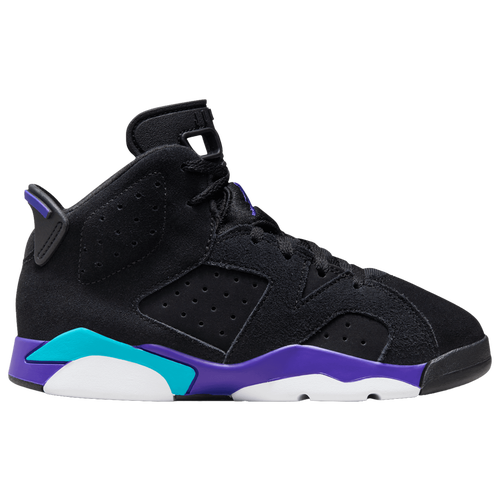 Jordan Kids' Boys  Retro 6 In Black/bright Concord/aquatone