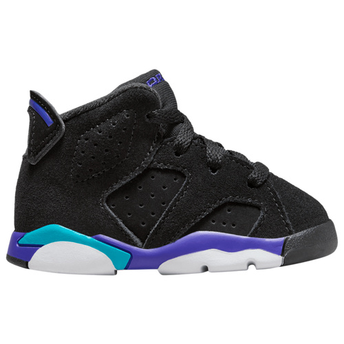 

Jordan Boys Jordan Retro 6 - Boys' Toddler Basketball Shoes Aquatone/Black/Bright Concord Size 7.0