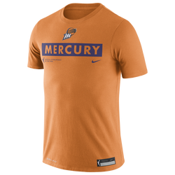 Women's - Nike WNBA U Dry Essential Practice T-Shirt - Clay Orange/New Orchid
