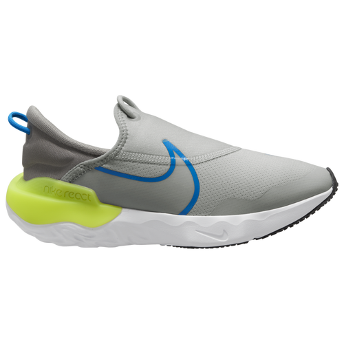 

Nike Boys Nike React Flow - Boys' Grade School Running Shoes Gray Fog/Photo Blue/Flat Pewter Size 4.5